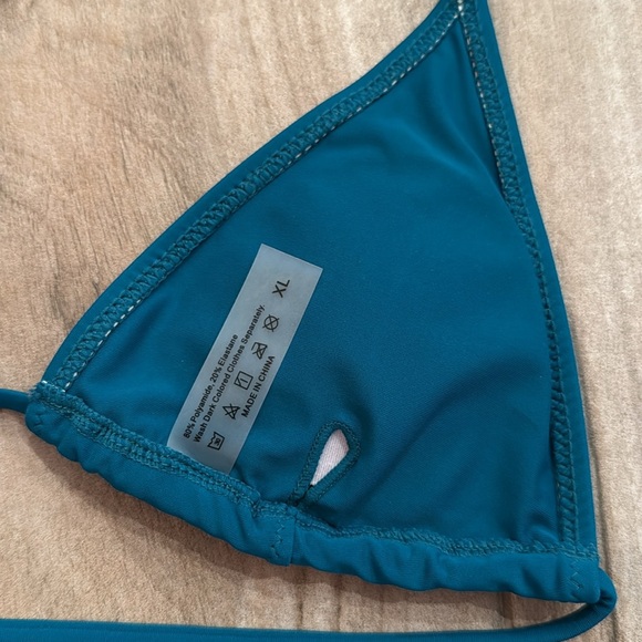 Teal Triangle Bikini Set - Picture 5 of 5